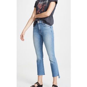 MOTHER Insider Crop Step Fray